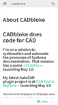 Mobile Screenshot of cadbloke.com
